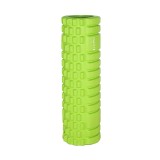 Cilindru Yoga HMS FS102 Verde 45cm, Rola Masaj Fitness, Pilates, Recuperare Musculara, PVC, Antrenament Acasa