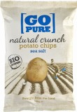 Chipsuri din Cartofi cu Sare Bio Coapte Manual 125gr Go Puro, Go Pure