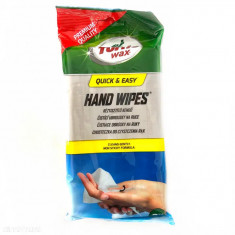 Servetele Umede Maini Turtle Wax Hand Wipes, 25 buc foto