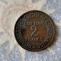 Moneda FRANTA - 2 FRANCS (franci) 1924