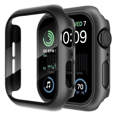 Husa Techsuit Defense360 Pro pentru Apple Watch 44mm Series, Neagra foto