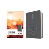 The Message Deluxe Gift Bible (Leather-Look, Charcoal Ascension and Blue Diamonds): The Bible in Contemporary Language