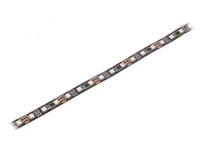 Bandă LED RGBW 5050 12V 60LED/m PCB Negru foto