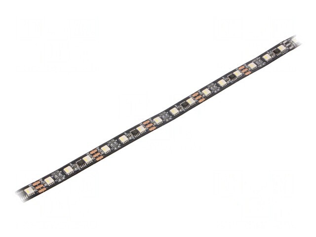Bandă LED RGBW 5050 12V 60LED/m PCB Negru