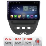 Navigatie Android 10 pentru Citroen C1, Peugeot 107, Toyota Aygo 2005-2014