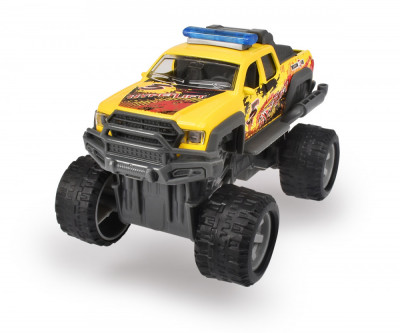 MASINA DE TEREN GALBENA DIN METAL RALLY MONSTER 15CM SuperHeroes ToysZone foto