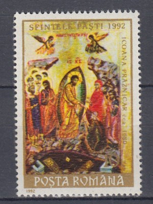 ROMANIA 1992 LP 1284 SFINTELE PASTI MNH foto