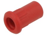 Carcasa roşie 25A 17mm pentru socluri banană - protecţie electrică