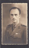 Foto tip Carte Postala Romania - militar bareta Cruciada Impotriva Comunismului - foto atelier Emil Fischer Sibiu