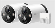 Kit camere Supraveghere WIFI, wireless TAPO C420S2, 2.4 GHz, WPA/WPA2- PSK,