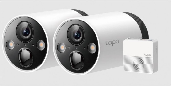 Kit camere Supraveghere WIFI, wireless TAPO C420S2, 2.4 GHz, WPA/WPA2- PSK,