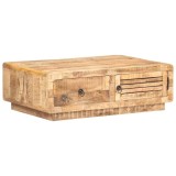 Cumpara ieftin Masuta de cafea, 90 x 60 x 29 cm, lemn de mango nefinisat