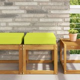 vidaXL Perna de Șezut pentru Exterior Verde 40 x 40 x 8 cm 900936