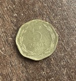 C50 - Moneda foarte veche - Chile - 5 pesos - 2006, America Centrala si de Sud