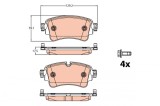 TRW GDB2132 set placute frana,frana disc