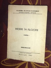 Initiere in filosofie filozofie L. Grunberg s.a.