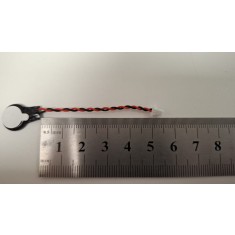 Baterie bios Laptop, ML1220, 1HT55, 3V, 220mAh, CDA 53, 5.5cm, rosu si negru, conector JST SHR-02V-S-B, 1.0 mm, 2 pini