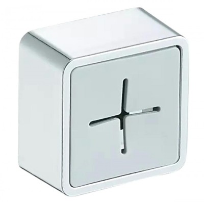 Umeras perete autoadeziv, plastic/silicon, 22g, 4,5 x 4,5 x 2,5cm, gri foto