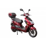 Scuter electric ZT-27 Warrior, culoare rosu, cu motor 900W, acumulator 48V, 13.2... Cod:E00027-1