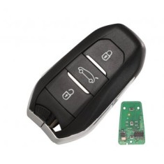 Cheie auto completa compatibila Peugeot 5008 508, 2010-2018, 3 butoane, Keyless Go, Chip ID46 434MHZ