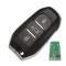 Cheie auto completa compatibila Peugeot 5008 508, 2010-2018, 3 butoane, Keyless Go, Chip ID46 434MHZ