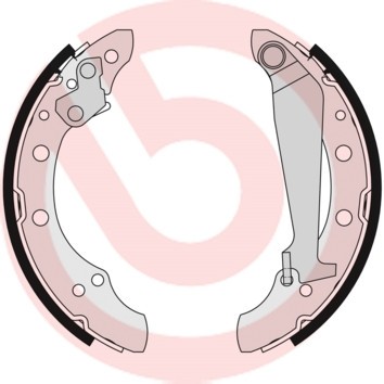 BREMBO S 85 511 ESSENTIAL LINE Set saboti frana foto