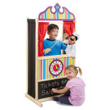 Teatru de papusi din lemn Deluxe Melissa and Doug 2530, Melissa &amp; Doug