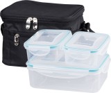 Set 3 caserole pentru alimente MagicHome cu geanta termoizolanta