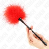 Kink Impact &amp; Touch-Pene Roșii Tickle 27 cm pentru Bondage
