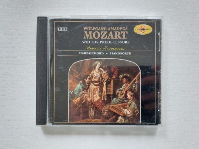 CD: Wolfgang Amadeus Mozart - Brigitte Haudebourg &ndash; W. A. Mozart And His Predecessors - Harspicord, pianoforte