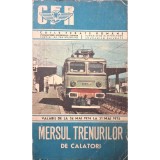CFR &ndash; Mersul trenurilor de călători 1974&ndash;1975
