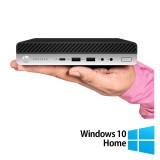 Cumpara ieftin Calculator Refurbished HP EliteDesk 800 G3 Mini PC, Intel Core i5-7400T 2.40GHz, 8GB DDR4, 128GB SSD + Windows 10 Home NewTechnology Media