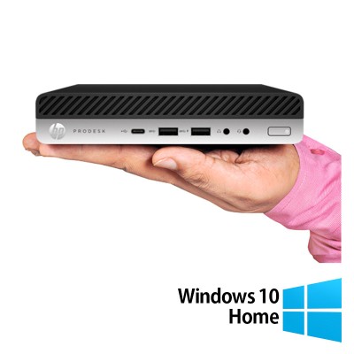Calculator Refurbished HP ProDesk 600 G3 Mini PC, Intel Core i5-7500T 2.70GHz, 8GB DDR4, 256GB SSD + Windows 10 Home NewTechnology Media foto
