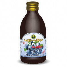 Sirop de Afine cu Indulcitor Natural Stevia Rebaudiana 250ml Hypericum