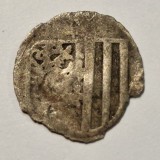 Saxonia-Margraveatul de Meissen 1 pfenning ND(1465-84) Leipzig argint Elector Ernst, Albrecht și Wilhelm III.