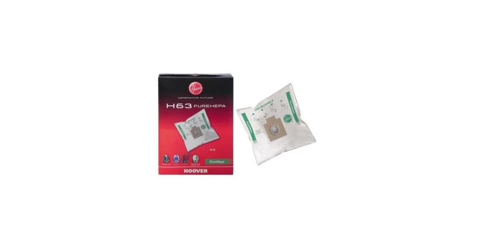 Handy Bag X351 Sacchetti Per Aspirapolvere 4 Pezzi + Filtro - Compatibili Con Hoover, Bluesky, Severin - 4