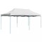 Gossi cort de petrecere pliabil profesional, alb, 3 x 6 m, otel