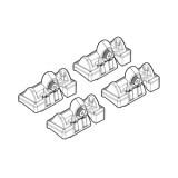 Kit montaj bare transversale C047 pentru Hyundai Getz 5 usi