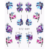 Cumpara ieftin Tatuaj Unghii LUXORISE Flower Art Fun, STZ-889, LUXORISE Nail Art