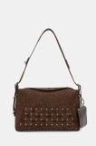 Desigual poșetă NEW PATCH 2 CHOCO culoarea maro, 25WAXPBP