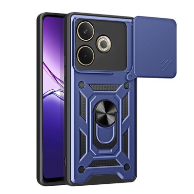 Husa Oppo A5 Pro 4G protectie camera Techsuit CamShield Series, albastru foto