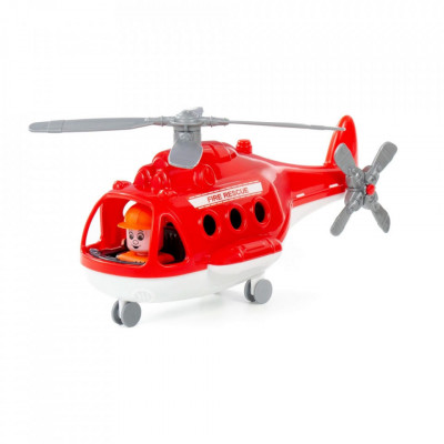 Elicopter pompieri - Alpha, 29,5x22x13 cm, Polesie foto