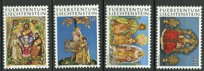 Liechtenstein 1976 - Craciun, serie neuzata foto