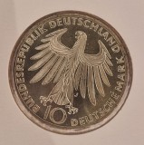 Germany, Germania, 10 MArk 1972, KM#132, argint, foarte buna, comemorativa, Europa