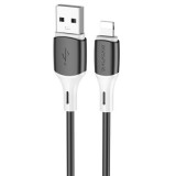 CABLU alimentare si date Borofone &quot;BX79&quot;, Fast Charging Data Cable pt. smartphone, USB la Iphone Lightning 2.4A, 1m, negru &quot;6974443384741&quot; (timbru ver