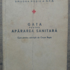 Gata pentru apararea sanitara, curs pentru activistii de Cruce Rosie/ 1954