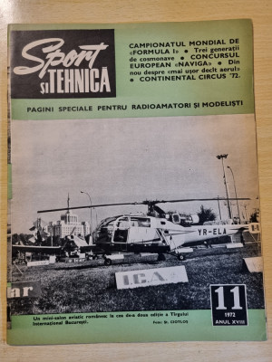 sport si tehnica noiembrie 1972-lansarea dacia break,art. sibiu,formula 1 foto