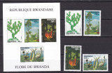 Rwanda 1995 flora MI 1465-1468 + bl.114 MNH, Nestampilat