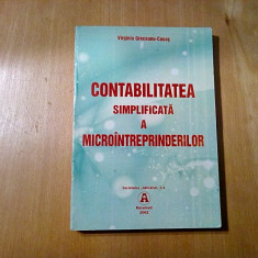 CONTABILITATEA SIMPLIFICATA A MICROINTREPRINDERILOR - V. Greceanu-Cocos - 2002