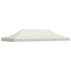 vidaXL Acoperiș cort de petrecere, crem, 3 x 6 m 44986